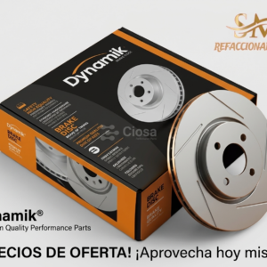 DISCO DELANTERO RANURADO PARA VERSA/MARCH 2012-2025