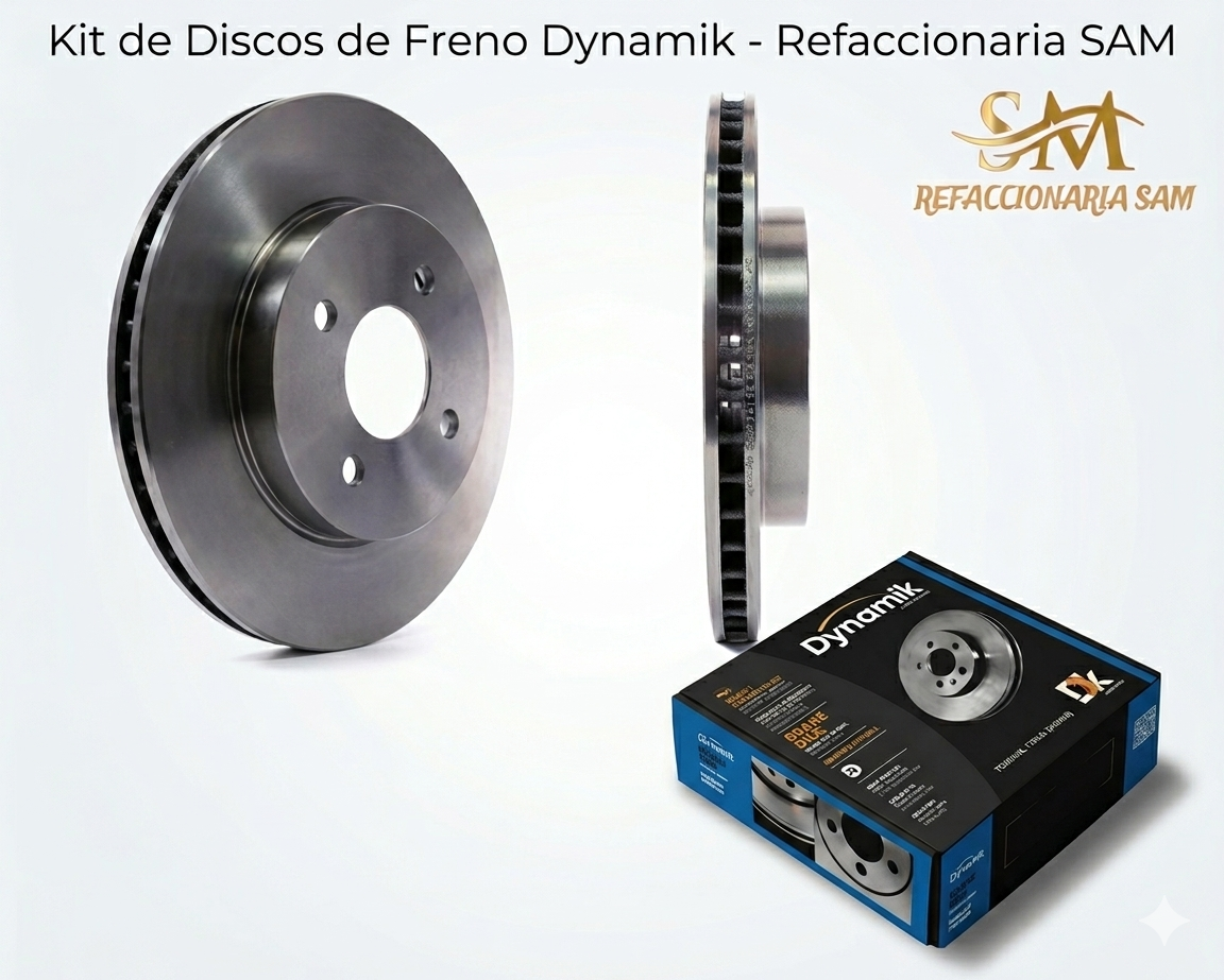 Disco de Freno Delantero Dynamik para Nissan Versa (2013-2023)